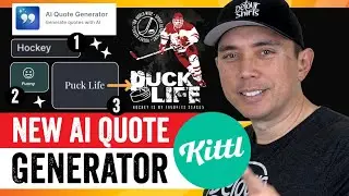 How I Created My Hockey Design With AI Tools From Kittl