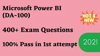 Microsoft Power BI (DA-100) Exam Questions & Dumps [Practice tests 2022]