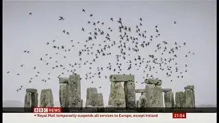 Winter Solstice at Stonehenge during Coronavirus (Covid-19) pandemic (UK) - BBC - 21st December 2020