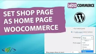 How To Use WooCommerce Shop Page For Homepage | Tutorial