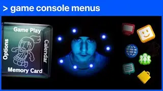 Game Console Menus - Nuclear Blue