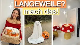 HERBST & HALLOWEEN DIYS 🎃👻🧡 boo basket, spooky dog, kerzenhalter