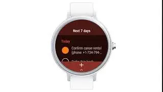 Todoist for Wear OS: Complete a task