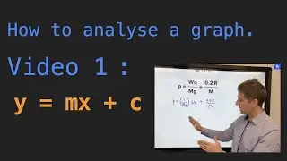 Analyse a graph in physics using y = mx + c  |  A-Level Physics How To