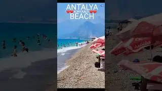 ANTALYA BEACH KONYAALTI ⛱️ 🇹🇷 #shorts