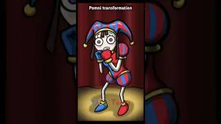 Pomni Transformation | The Amazing Digital Circus animation #theamazingdigitalcircus