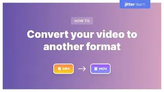 How to convert a video to another format (online)