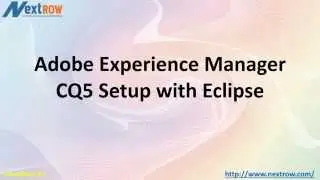 Adobe AEM/CQ5 Setup with Eclipse