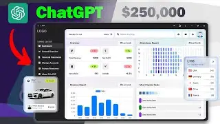 Analytics Dashboard Using ChatGPT | Make Money Using AI | HTML, CSS, JS, PHP, MySQL |  website