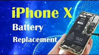 iPhone X battery replacement step by step