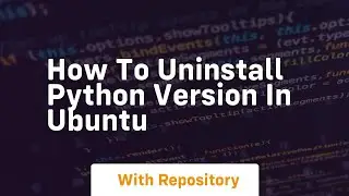 how to uninstall python version in ubuntu