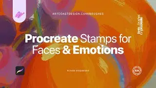 Procreate Stamps for Faces & Emotions