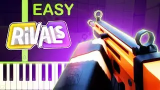 ROBLOX RIVALS THEME - EASY Piano Tutorial