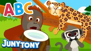 Alphabet Animals 2 | Animal Songs for Kids | Alphabet & Phonics Songs | Preschool Songs | JunyTony