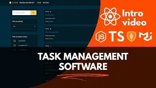 Fullstack/ MERN Stack / Task management software  / Nodejs, Typescript, React, Mongodb