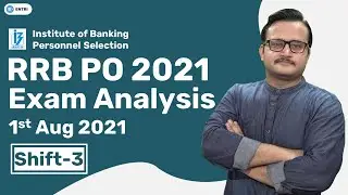 IBPS RRB PO PRE 2021 EXAM ANALYSIS | 1 AUG SHIFT-3 | IBPS RRB PO PRELIMS EXAM ANALYSIS 2021