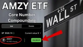 AMZY ETF - Epic Core number compounding for easy PASSIVE INCOME - Fidelity Brokerage Account - vid 6