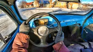 1963 ZAZ-965 Zaporozhets 1.2 MT - POV TEST DRIVE