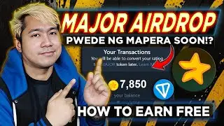 Major Airdrop Guide HOW TO EARN for FREE sa Telegram | Listed on BITGET  Pre Market