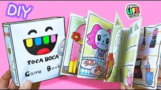 (Tutorial) 8 Toca Boca Gaming Book / Paper Games book DIY #fun #asmr #종이놀이