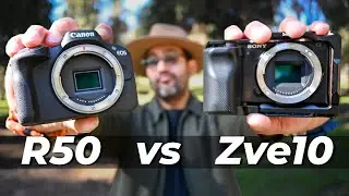 CANON R50 vs SONY Zve10 | ¿Cual es mejor para ti en 2024?