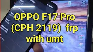 OPPO F17 Pro (CPH 2119)  frp with umt