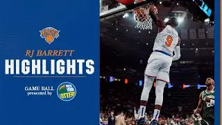 RJ Barrett Scores 21 PTS vs Milwaukee Bucks | December 25, 2023