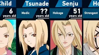 Evolution of Tsunade in Naruto and Boruto