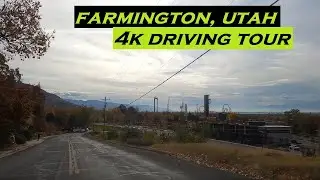 Farmington, Utah | 4k Driving Tour | Dashcam