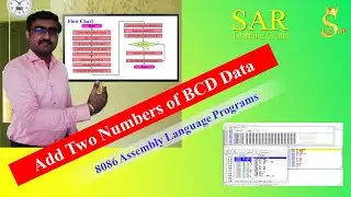 Program 6 : Add Two Numbers of BCD Data | 8086 Assembly Language Program | emu8086