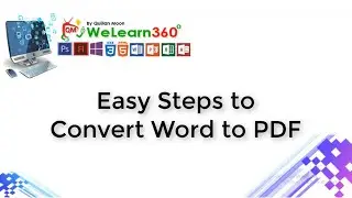 Easy Steps to Convert Word to PDF