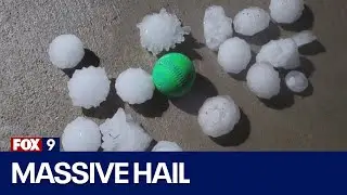 Large hail damages homes and cars in Minnesota, Wisconsin | KMSP