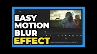 Premiere Pro CC ： How to Add EASY Motion Blur Effect to Images and Text