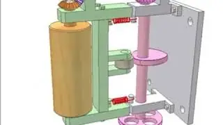 Transmission of rotation and translation to a roller v2