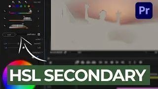 How To Use HSL-Secondary in Premiere Pro | Filmmaking Basics 🎬 | 100 SEC TUTORIAL