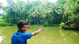 Kerala traditional home and pool | live water colour drawing | ഒരു സീൻ പിടുത്തം 🌄🤪|