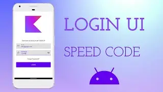 Clean Android LOGIN APP UI • SPEED CODE • 2025