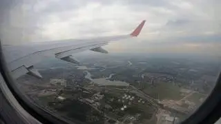 Перелёт Москва — Санкт-Петербург на Boeing 737 «Аэрофлота»: захватывающий вид из окна самолёта
