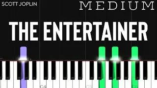 Scott Joplin - The Entertainer | MEDIUM Piano Tutorial