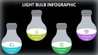 Light Bulb Infographic Slide in PowerPoint | Best PowerPoint Animation Ideas | Viral PowerPoint Tips
