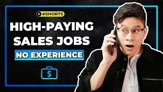 Top 3 HIGH PAYING Sales Jobs NO EXPERIENCE #shorts