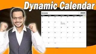 Dynamic Calendar in excel | We have two simple options to create dynamic calendar