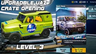 MY FIRST UPGRADBLE CUSTOMIZABLE UAZ AEGIS CRATE OPENING 🔥PUBG MOBILE🔥 