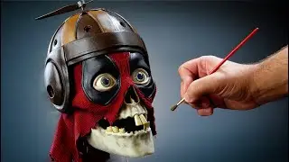 Zombie Deadpool (Headpool) Sculpture Timelapse - Deadpool & Wolverine