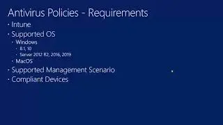 Microsoft Endpoint Manager   Intune   Endpoint Protection   Part II   Antivirus