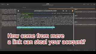 The dangerous of clicking the malicious link: Persistent XSS
