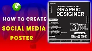 Social Media Poster Design in CorelDRAW: Step-by-Step Tutorial for Stunning Graphics