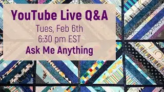 Youtbe Live Feb 6 2024, 6:30pm EST