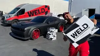 NEW RACING DRAGPACK RIMS & TIRES SETUP FOR MY HELLCAT REDEYE! *MASSIVE SLICKS & SKINNY FRONTS*