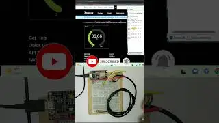 How to send DS18B20 Temperature data using NodeMCU #shortvideo